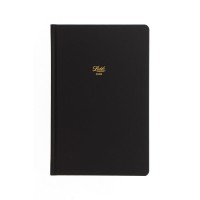 Letts Notebook Icon Ruled Black