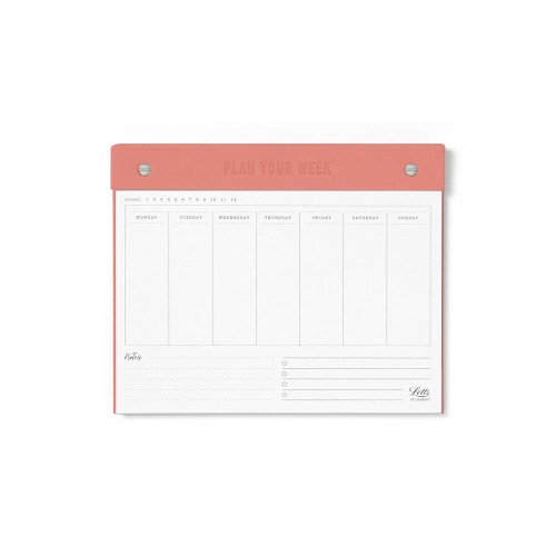 Letts Conscious Undated Weekly Planner 250x200mm Clay Letts Conscious Undated Weekly Planner 250x200mm Clay