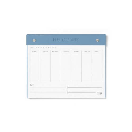 Letts Conscious Undated Weekly Planner 250x200mm Ocean Letts Conscious Undated Weekly Planner 250x200mm Ocean