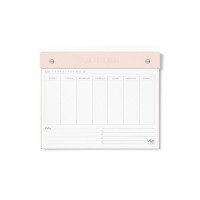 Letts Conscious Undated Weekly Planner 250x200mm Rosewater