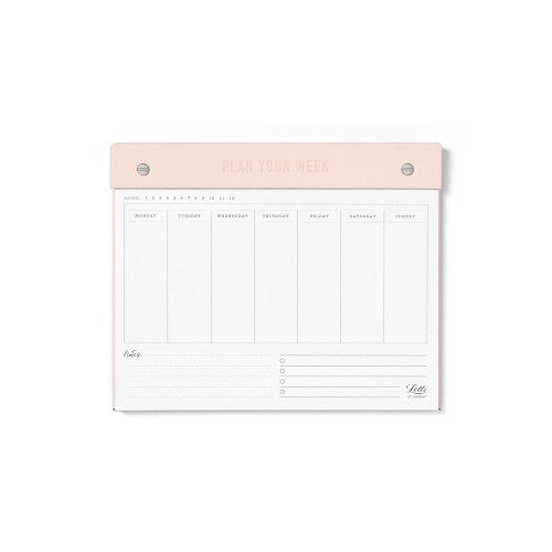 Letts Conscious Undated Weekly Planner 250x200mm Rosewater Letts Conscious Undated Weekly Planner 250x200mm Rosewater
