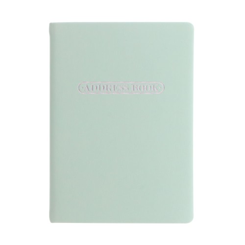 Letts Address Book A6 Pastel Duck Egg Letts Address Book A6 Pastel Duck Egg