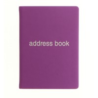 Letts Address Book Dazzle A6 Purple