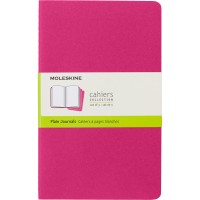 Moleskine Cahier Journal Large Plain Kinetic Pink Pack 3