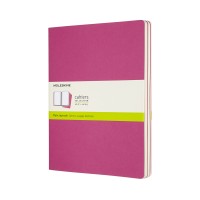 Moleskine Cahier Journal XL Plain Kinetic Pink Pack 3