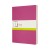 Moleskine Cahier Journal XL Plain Kinetic Pink Pack 3