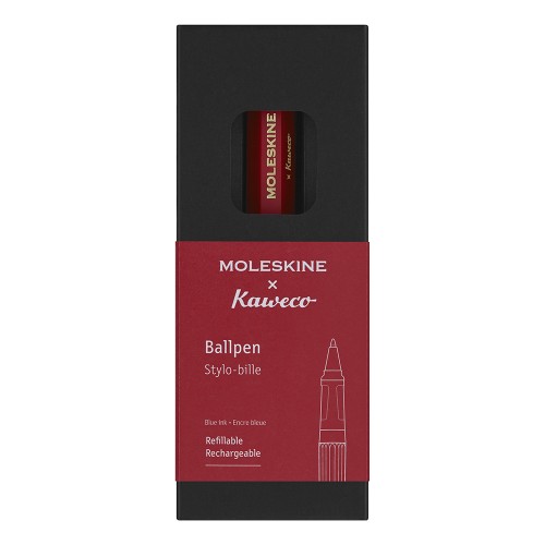 Moleskine Kaweco Ballpoint 1.0mm Red Moleskine Kaweco Ballpoint 1.0mm Red