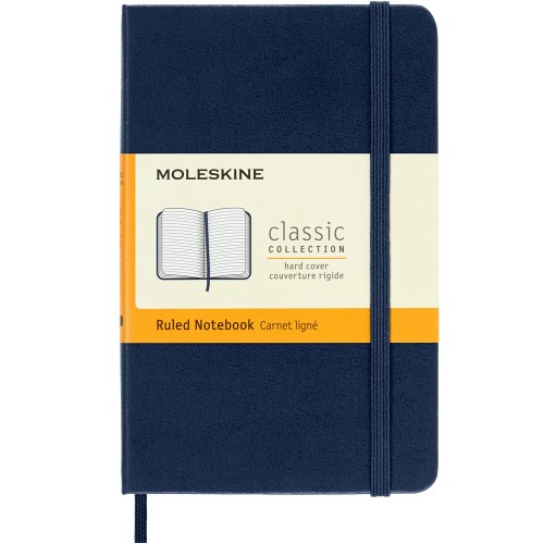 Moleskine Notebook Pocket Sapphire Blue Hard Cover Ruled Moleskine Notebook Pocket Sapphire Blue Hard Cover Ruled