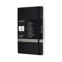 Moleskine Pro Notebook Large Black Soft Cover
