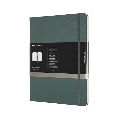 Moleskine Pro Notebook XL Forest Green Hard Cover Moleskine Pro Notebook XL Forest Green Hard Cover
