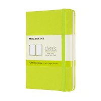 Moleskine Notebook Pocket Plain Lemon Green Hard