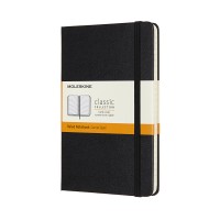 Moleskine Notebook Medium Ruled Black Hard