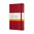 Moleskine Notebook Medium Scarlet Red Hard Cover Ruled
