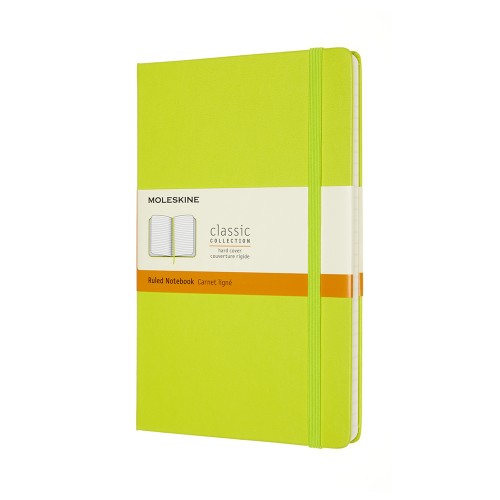 Moleskine Notebook Large Ruled Lemon Green Hard Moleskine Notebook Large Ruled Lemon Green Hard