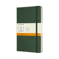 Moleskine Notebook Large Ruled Myrtle Green Hard