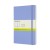 Moleskine Notebook Large Plain Hydrangea Blue Hard