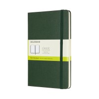 Moleskine Notebook Large Plain Myrtle Green Hard