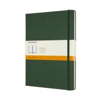 Moleskine Notebook XL Myrtle Green Hard Cover Ruled