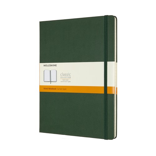 Moleskine Notebook XL Myrtle Green Hard Cover Ruled Moleskine Notebook XL Myrtle Green Hard Cover Ruled
