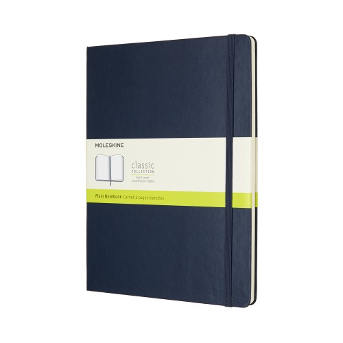Moleskine Notebook XL Plain Sapphire Blue Hard Moleskine Notebook XL Plain Sapphire Blue Hard