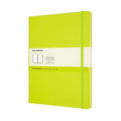 Moleskine Notebook XL Plain Lemon Green Hard Moleskine Notebook XL Plain Lemon Green Hard
