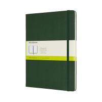Moleskine Notebook XL Myrtle Green Hard Cover Plain