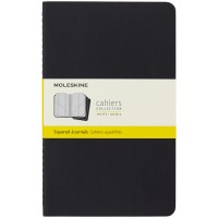 Moleskine Cahier Journals Large Black Square Pack 3