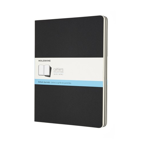 Moleskine Cahier Journal XL Dot Black Pack 3 Moleskine Cahier Journal XL Dot Black Pack 3