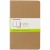 Moleskine Cahier Journals Large Kraft Brown Plain Pack 3