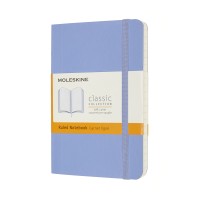 Moleskine Notebook Pocket Ruled Hydrangea Blue Soft