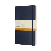 Moleskine Notebook Large Ruled Sapphire Blue Soft