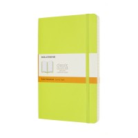 Moleskine Notebook Large Ruled Lemon Green Soft