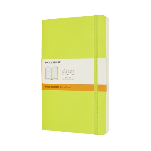 Moleskine Notebook Large Ruled Lemon Green Soft Moleskine Notebook Large Ruled Lemon Green Soft