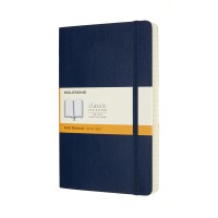 Moleskine Notebook Large Expanded Ruled Sapphire Blue Soft