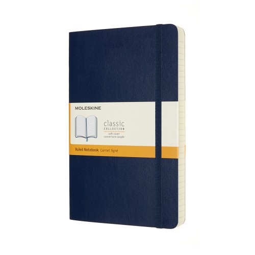 Moleskine Notebook Large Expanded Ruled Sapphire Blue Soft Moleskine Notebook Large Expanded Ruled Sapphire Blue Soft