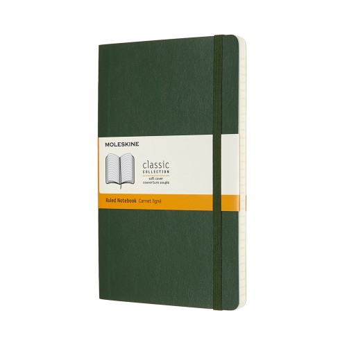 Moleskine Notebook Large Ruled Myrtle Green Soft Moleskine Notebook Large Ruled Myrtle Green Soft