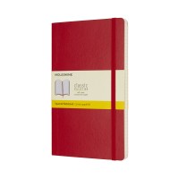 Moleskine Notebook Large Square Scarlet Red Soft Cover