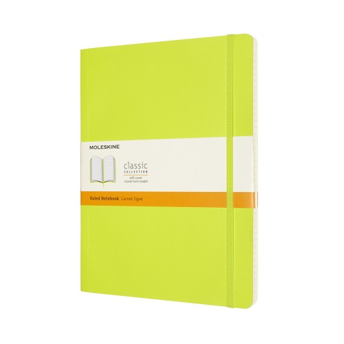 Moleskine Notebook XL Ruled Lemon Green Soft Moleskine Notebook XL Ruled Lemon Green Soft