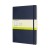 Moleskine Notebook XL Sapphire Blue Soft Cover Plain