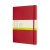 Moleskine Notebook XL Scarlet Red Soft Cover Plain