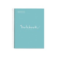 Miquelrius Notebook 5 Subject 120 Leaf A4 Ruled Emotions Sky Blue