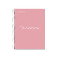 Miquelrius Notebook 5 Subject 120 Leaf A4 Ruled Emotions Pink