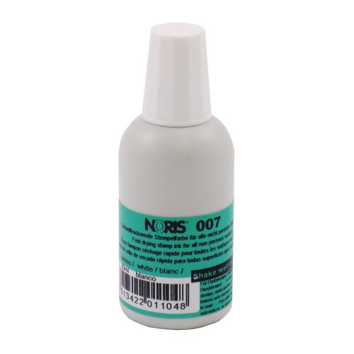 Noris #007 Quick-Dry Ink 30ml White Noris #007 Quick-Dry Ink 30ml White