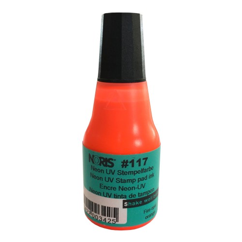 Noris #117 UV Ink 25ml Neon Fire Opal Orange Noris #117 UV Ink 25ml Neon Fire Opal Orange