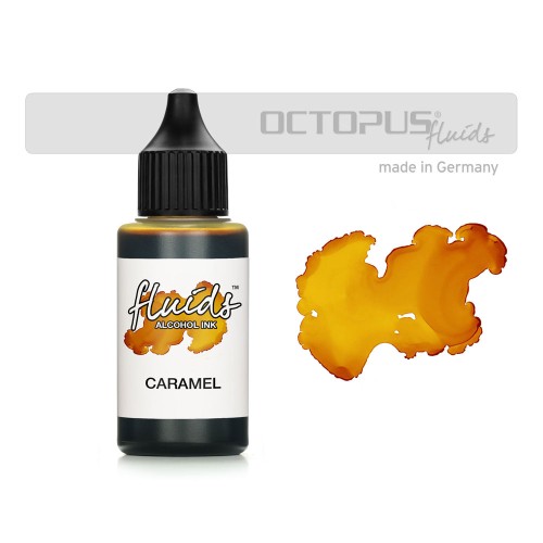 Octopus Fluids Alcohol Ink Caramel Brown 30ml Octopus Fluids Alcohol Ink Caramel Brown 30ml