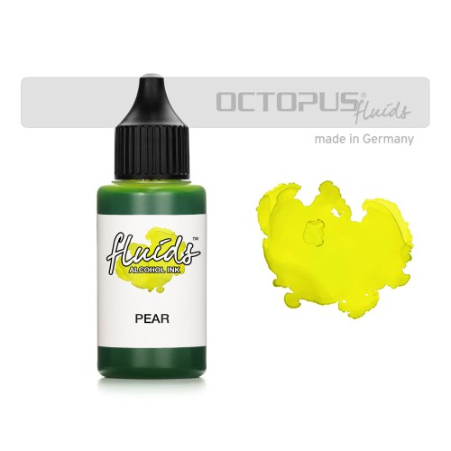 Octopus Fluids Alcohol Ink Pear Green 30ml Octopus Fluids Alcohol Ink Pear Green 30ml
