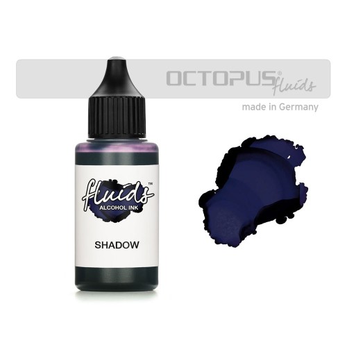 Octopus Fluids Alcohol Ink Shadow Grey-Blue 30ml Octopus Fluids Alcohol Ink Shadow Grey-Blue 30ml