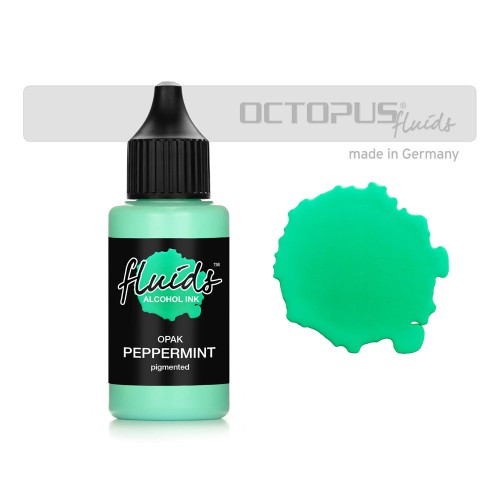 Octopus Fluids Alcohol Ink Opak Peppermint Green 30ml Octopus Fluids Alcohol Ink Opak Peppermint Green 30ml