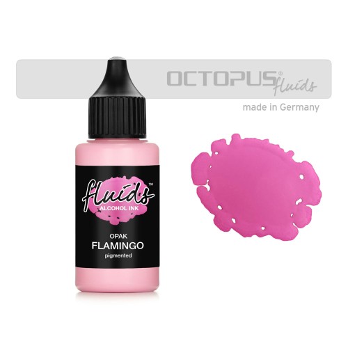 Octopus Fluids Alcohol Ink Opak Flamingo Pink 30ml Octopus Fluids Alcohol Ink Opak Flamingo Pink 30ml