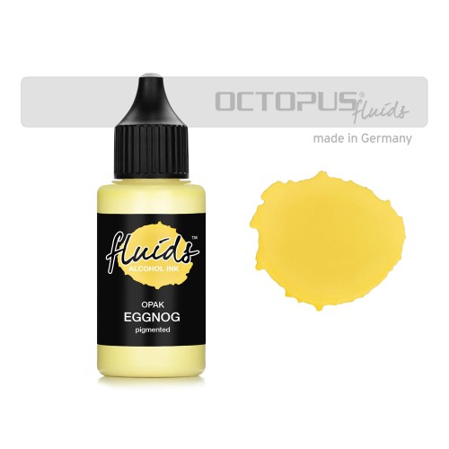 Octopus Fluids Alcohol Ink Opak Eggnog Yellow 30ml Octopus Fluids Alcohol Ink Opak Eggnog Yellow 30ml